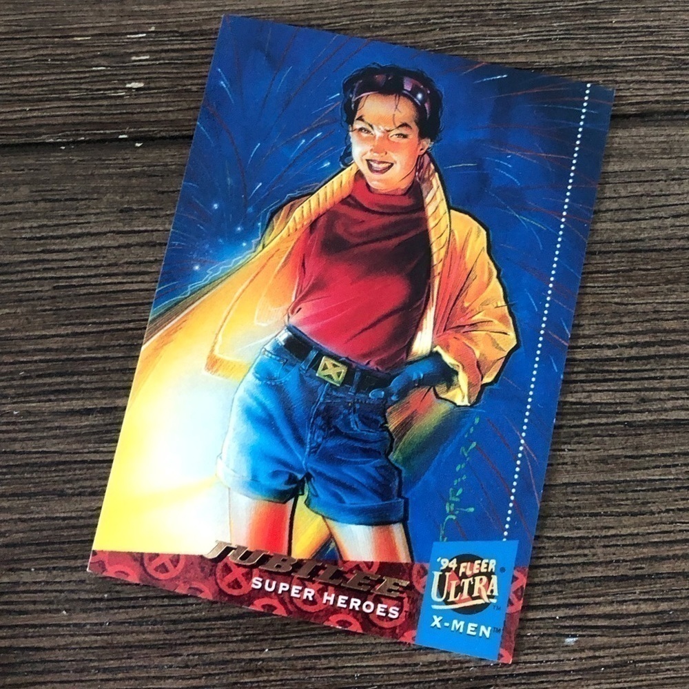 X-men ’94 Fleer Ultra trading card: Jubilee (Super Heros) #5